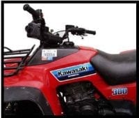 KLF 300 BAYOU (ATV) (1986-1987) STOCK CAPACITY #11414