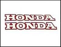 S-19 Honda Plain Red Straight