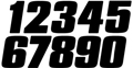 Dirt Digits 6" Extreme Motosport Numbers